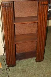 lot 1004 image: Vintage Wood Bookcase