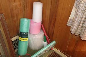 lot 1019 image: Lot of (5) Partial Rolls of Bubble Wrap