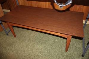 lot 1033 image: Wooden Bench  Table