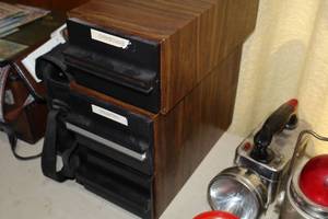 lot 1037 image: Lot of (3) Vintage Cassette Tape Holders