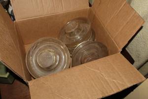 lot 1048 image: Lot of (7) Mason Chicken Water Feeders