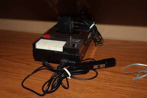 lot 1098 image: Vintage Bell & Howell Solid State Cassette Tape Recorder with Microphone