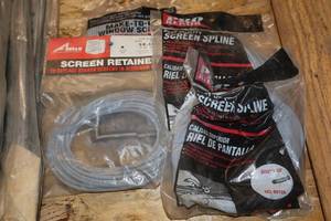 lot 309 image: Lot of (4 Packs) Screen Spline - (3) New, (1) Partial ( Total Items )