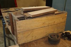 lot 396 image: Lot of (1 Crate) Scrap Wood - Most Black Walnut - Various Dimensions