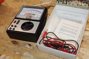 lot 356 image: Sears Portable 41-Range Multimeter with Battery Tester