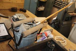 lot 394 image: Vintage Mop Bucket with Mop