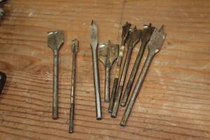 lot 430 image: Lot of (8) Assorted BoringDrill Bits