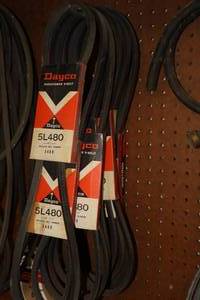lot 589 image: Lot of (10) Dayco Motor Belt 58x48 5L480 (New)