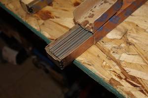 lot 623 image: Lot of (10-lbs) Copper Coted Steel Welding Rods 18x36