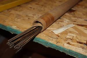 lot 627 image: Lot of (22) Assorted Welding Rods 18x36