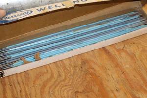 lot 635 image: Lot of (5-lbs) Marquette No. 40 Blu-Rod Welding Rods 18x14
