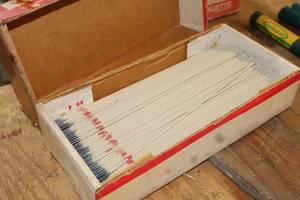 lot 642 image: Lot of (15-lbs) Marquette No. 130 Red Rod Welding Rods 332x12