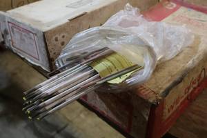 lot 648 image: Lot of (40) Stainless Steel Welding Rods