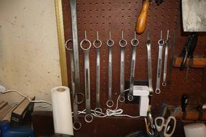 lot 599A image: Lot of (11) Box End Wrenches 1-516, 1-14, 1516, 34, 2532, 916