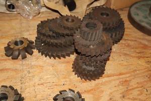 lot 691 image: Lot of (23) Assorted Concave Milling Cutters