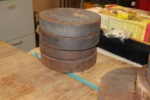 lot 701 image: Lot of (4) Metal Round Stock 1-34x9