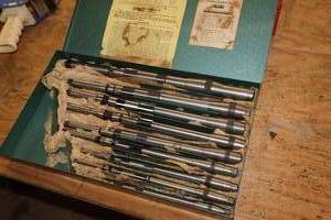 lot 703 image: Critchley Type Reamers and Pilots with Case