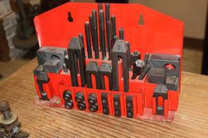 lot 714 image: Machining Clamp Set with Stand