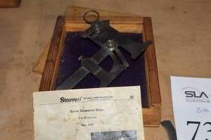 lot 740 image: Starrett No. 459 Cutter Clearance Gage with Wooden Case