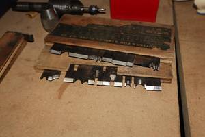 lot 788 image: Lot of (2) Cutter Sets for Stanley Planer