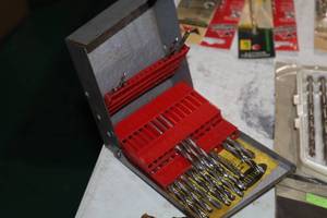lot 859 image: Drill Bit Set with Metal Case