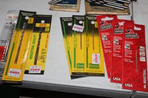lot 865 image: Lot of (9) Assorted Drill Bits - 116 (x6) and 316 (x3) (New )