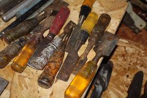 lot 896 image: Lot of (10) Assorted Chisels