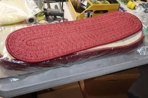 lot 1163 image: Lot of (10) Washable Stair Treads