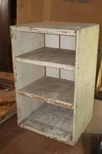 lot 988 image: Wooden Shelf 12-14x11x19-12