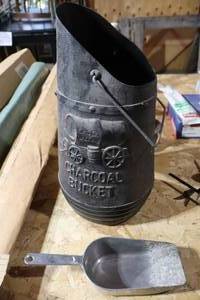lot 996 image: Charcoal Bucket with Scoop