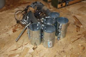 lot 1176 image: Assorted Hardwares - O-Ring Clamps, Strapping, Screw Couplings