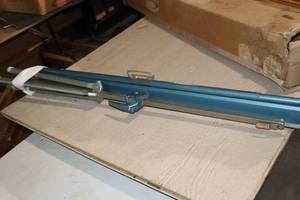 lot 1192 image: Aurora Colorama 42 PortableRetractable Screen and Stand