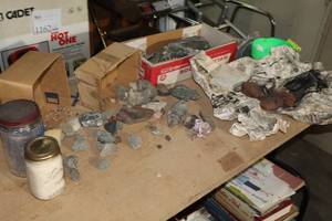 lot 1239 image: Lot of  Assorted Rocks, Northern Minnesota Black Sand