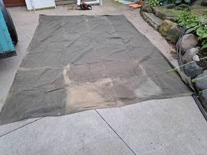 lot 1499 image: Canvas Tarp