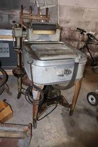 lot 40I image: Vintage Maytag Rolling Wash Tub