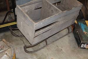 lot 1287 image: Vintage Tow Sled