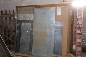 lot 1323 image: Lot of (1 Stack) Assorted Types of Sheet Metal