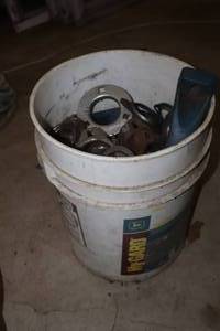 lot 1350 image: Lot of (1 Bucket) Assorted Bearings and Parts - I.D. 1-2, O.D. 1-12-3