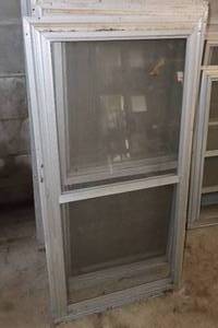 lot 1370 image: Lot of (6) Windows with Aluminum Frame 21-12x43-12