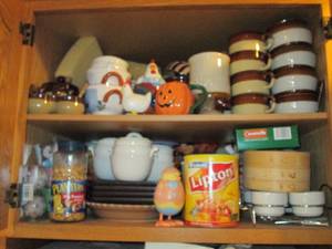 lot 154 image: Huge collection of stoneware mugs, ...