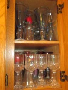 lot 157 image: Cupboard content consisting of Vint...