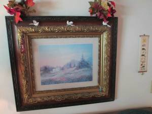lot 169 image: Meticulously carved framed wall art...