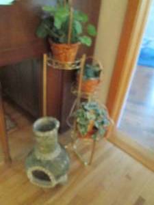 lot 172 image: Vintage stoneware stovepipe vessel ...