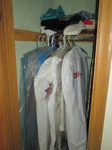 lot 192 image: Closet full of table runners and co...