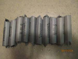 lot 453 image: 10 - 2 dollar rolls of nickels. As ...