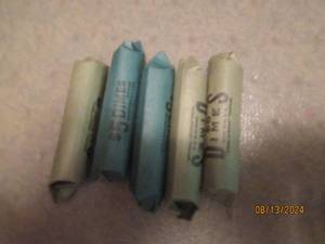 lot 462 image: 5 - 5 dollar rolls of dimes. As fou...