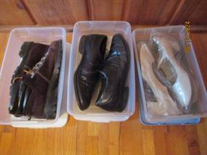 lot 247 image: 3 pairs of shoes. Size 9 12...