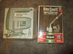 lot 501 image: Black and Decker Jigsaw and Bernzom...