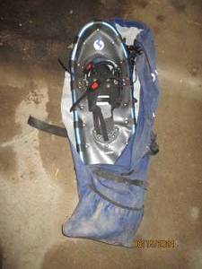 lot 521 image: in-step optima snow shoes with pole...