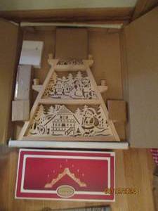 lot 31 image: Norwegian tree shaped candleholder,...